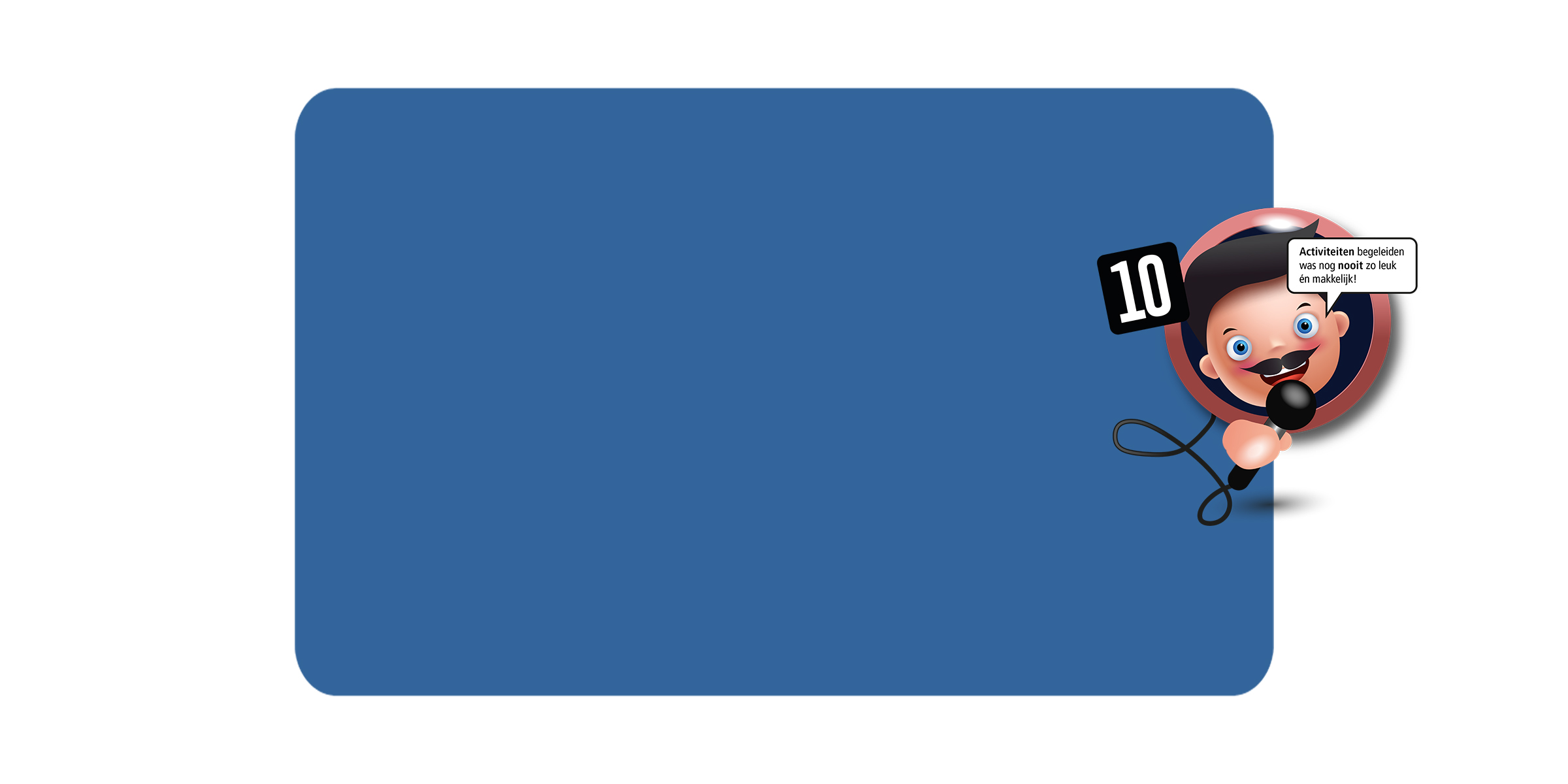 - Kidsbox Play - BSO geteste spellen Blue rounded-rectangle banner with a cartoon doctor peeking in from the right, holding a stethoscope and a '10' badge.